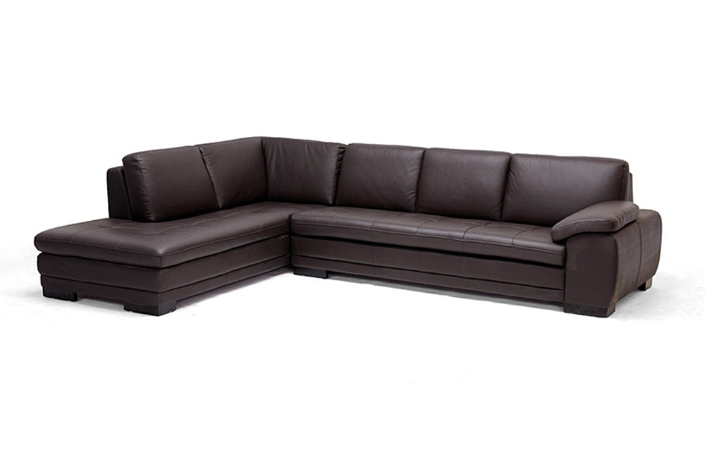 Baxton Studio Diana Sofa/Chaise Sectional Reverse