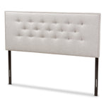 Load image into Gallery viewer, Baxton Studio Windsor Modern And Contemporary Greyish Beige Fabric Upholstered King Size Headboard
