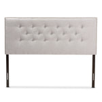 Load image into Gallery viewer, Baxton Studio Windsor Modern And Contemporary Greyish Beige Fabric Upholstered King Size Headboard
