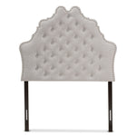 Load image into Gallery viewer, Baxton Studio Hilda Modern And Contemporary Greyish Beige Fabric Twin Size Headboard
