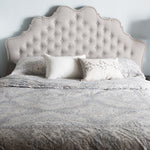 Load image into Gallery viewer, Baxton Studio Hilda Modern And Contemporary Greyish Beige Fabric Full Size Headboard
