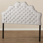 Load image into Gallery viewer, BAXTON STUDIO HILDA MODERN AND CONTEMPORARY GREYISH BEIGE FABRIC FULL SIZE HEADBOARD
