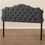 Load image into Gallery viewer, BAXTON STUDIO AURORA MODERN AND CONTEMPORARY DARK GREY FABRIC KING SIZE HEADBOARD
