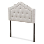 Load image into Gallery viewer, Baxton Studio Edith Modern And Contemporary Greyish Beige Fabric Twin Size Headboard
