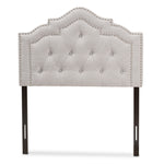 Load image into Gallery viewer, Baxton Studio Edith Modern And Contemporary Greyish Beige Fabric Twin Size Headboard
