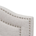 Load image into Gallery viewer, Baxton Studio Edith Modern And Contemporary Greyish Beige Fabric King Size Headboard
