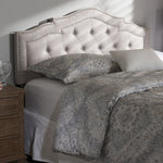 Load image into Gallery viewer, Baxton Studio Edith Modern And Contemporary Greyish Beige Fabric Queen Size Headboard
