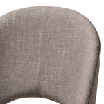 Load image into Gallery viewer, Baxton Studio Wesley Mid-Century Modern Light Grey Fabric Upholstered Walnut Finished Wood Dining Chair (Set Of 2)
