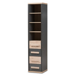 Load image into Gallery viewer, Baxton Studio Pandora Modern And Contemporary Dark Grey And Light Brown Two-Tone 4-Drawer Storage Cabinet
