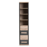 Load image into Gallery viewer, Baxton Studio Pandora Modern And Contemporary Dark Grey And Light Brown Two-Tone 4-Drawer Storage Cabinet
