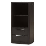 Load image into Gallery viewer, Baxton Studio Carlingford Modern and Contemporary Finished Wood 2-Drawer Bookcase
