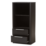 Load image into Gallery viewer, Baxton Studio Carlingford Modern and Contemporary Finished Wood 2-Drawer Bookcase
