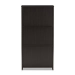 Load image into Gallery viewer, Baxton Studio Carlingford Modern And Contemporary Espresso Brown Finished Wood 2-Drawer Bookcase
