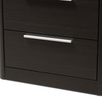 Load image into Gallery viewer, Baxton Studio Carlingford Modern And Contemporary Espresso Brown Finished Wood 2-Drawer Bookcase
