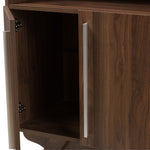 Load image into Gallery viewer, Baxton Studio Ashfield Mid-Century Modern Walnut Brown Finished Wood Bookcase
