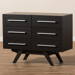 Load image into Gallery viewer, Baxton Studio Auburn Mid-Century Modern Espresso Brown Finished Wood 6-Drawer Dresser
