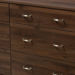 Load image into Gallery viewer, Baxton Studio Disa Mid-Century Modern Walnut Brown Finished 6-Drawer Dresser
