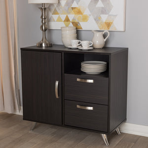 Baxton Studio Warwick Modern And Contemporary Espresso Brown Finished Wood Sideboard