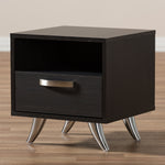 Load image into Gallery viewer, Baxton Studio Warwick Modern And Contemporary Espresso Brown Finished Wood End Table
