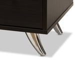 Load image into Gallery viewer, BAXTON STUDIO WARWICK MODERN AND CONTEMPORARY ESPRESSO BROWN FINISHED WOOD END TABLE
