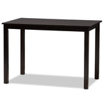 Load image into Gallery viewer, Baxton Studio Eveline Modern Espresso Brown Finished Wood 43-Inch Dining Table
