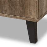 Load image into Gallery viewer, BAXTON STUDIO WALES MODERN AND CONTEMPORARY LIGHT BROWN WOOD SHOE STORAGE CABINET
