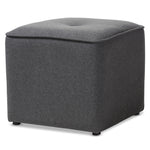 Load image into Gallery viewer, Baxton Studio Corinne Modern and Contemporary Fabric Upholstered Ottoman
