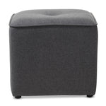 Load image into Gallery viewer, Baxton Studio Corinne Modern and Contemporary Fabric Upholstered Ottoman
