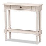 Load image into Gallery viewer, Baxton Studio Ariella Country Cottage Farmhouse Whitewashed 1-Drawer Console Table
