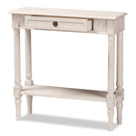 Load image into Gallery viewer, Baxton Studio Ariella Country Cottage Farmhouse Whitewashed 1-Drawer Console Table
