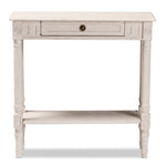 Load image into Gallery viewer, Baxton Studio Ariella Country Cottage Farmhouse Whitewashed 1-Drawer Console Table
