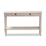 Load image into Gallery viewer, Baxton Studio Ariella Country Cottage Farmhouse Whitewashed 1-Drawer Console Table
