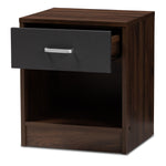 Load image into Gallery viewer, Baxton Studio Hansel Modern And Contemporary 1-Drawer Dark Brown And Dark Grey Finished Nightstand
