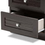 Load image into Gallery viewer, BAXTON STUDIO CARINE MODERN AND CONTEMPORARY WENGE BROWN FINISHED 2-DRAWER NIGHTSTAND
