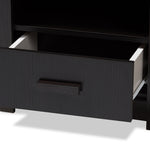 Load image into Gallery viewer, BAXTON STUDIO BIENNA MODERN AND CONTEMPORARY WENGE BROWN FINISHED 1-DRAWER NIGHTSTAND
