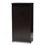 Load image into Gallery viewer, Baxton Studio Bienna Modern And Contemporary Wenge Brown Finished Shoe Cabinet
