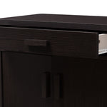 Load image into Gallery viewer, Baxton Studio Bienna Modern And Contemporary Wenge Brown Finished Shoe Cabinet
