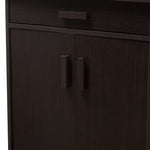 Load image into Gallery viewer, Baxton Studio Bienna Modern And Contemporary Wenge Brown Finished Shoe Cabinet
