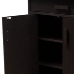 Load image into Gallery viewer, Baxton Studio Bienna Modern And Contemporary Wenge Brown Finished Shoe Cabinet
