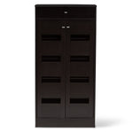 Load image into Gallery viewer, Baxton Studio Acadia Modern And Contemporary Wenge Brown Finished Shoe Cabinet
