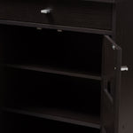 Load image into Gallery viewer, Baxton Studio Acadia Modern And Contemporary Wenge Brown Finished Shoe Cabinet
