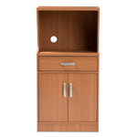 Load image into Gallery viewer, Baxton Studio Lowell Modern And Contemporary Brown Wood Finish Kitchen Cabinet
