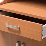 Load image into Gallery viewer, BAXTON STUDIO LOWELL MODERN AND CONTEMPORARY BROWN WOOD FINISH KITCHEN CABINET
