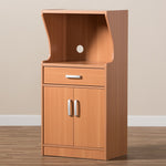 Load image into Gallery viewer, Baxton Studio Lowell Modern And Contemporary Brown Wood Finish Kitchen Cabinet
