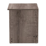 Load image into Gallery viewer, Baxton Studio Gallia Modern And Contemporary Oak Brown Finished 2-Drawer Nightstand
