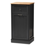 Load image into Gallery viewer, Baxton Studio Marcel Farmhouse And Coastal Dark Grey And Oak Brown Finished Kitchen Cabinet
