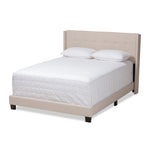 Load image into Gallery viewer, Baxton Studio Lisette Modern And Contemporary Beige Fabric Upholstered Queen Size Bed
