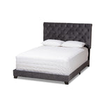 Load image into Gallery viewer, Baxton Studio Candace Luxe and Glamour Velvet Upholstered Bed
