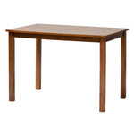 Load image into Gallery viewer, Baxton Studio Eveline Modern Walnut Brown Finished Wood 43-Inch Dining Table
