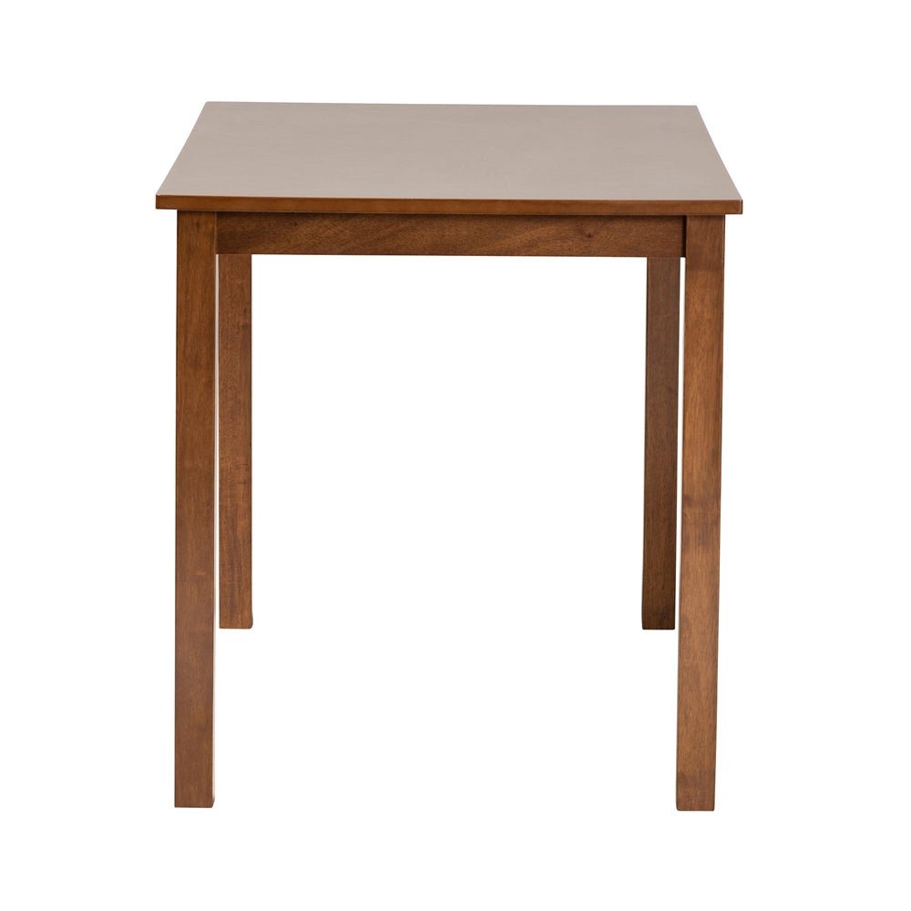 Baxton Studio Eveline Modern Walnut Brown Finished Wood 43-Inch Dining Table